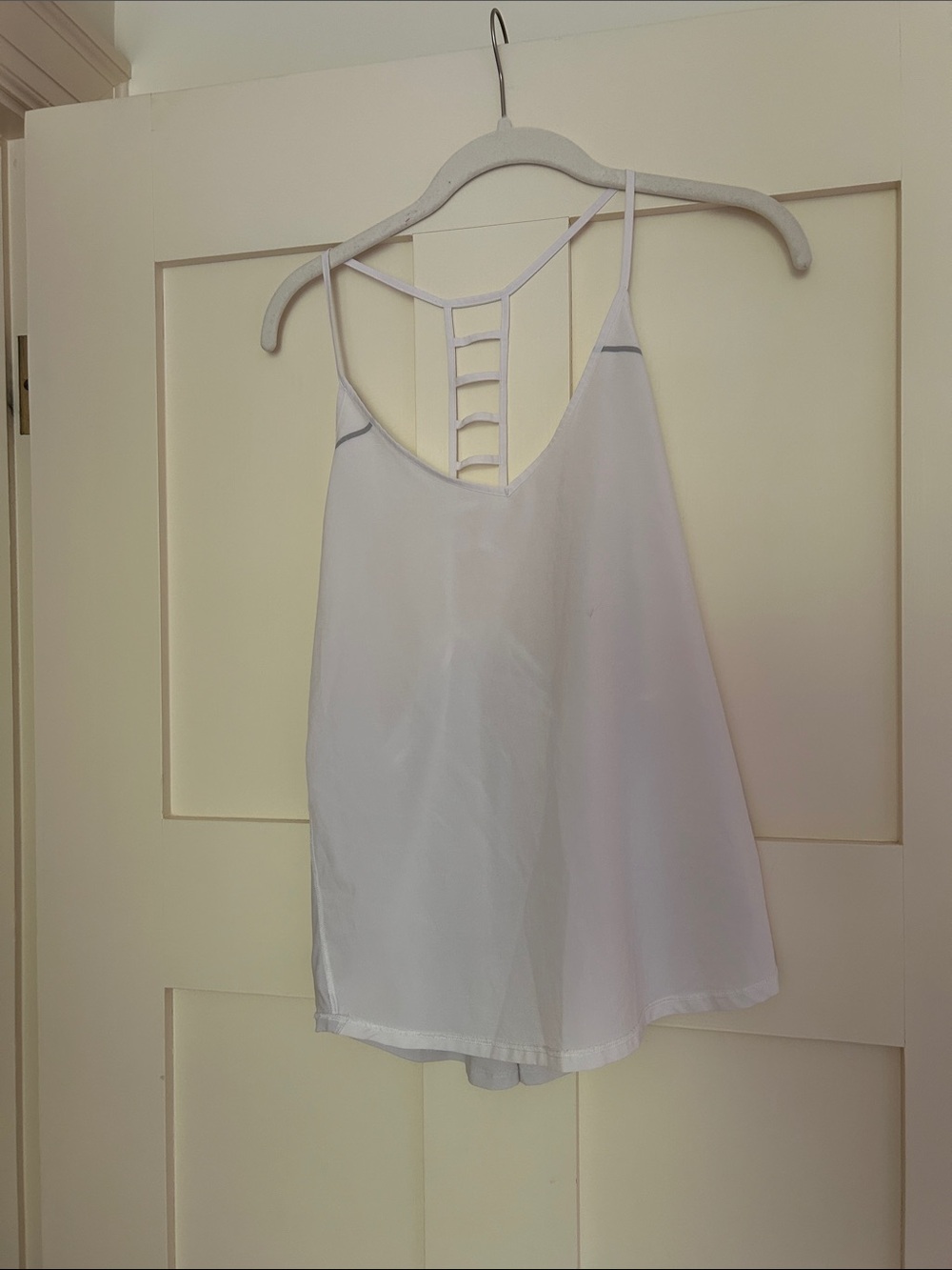 lululemon athletica White Ladder-Back Spaghetti Cami